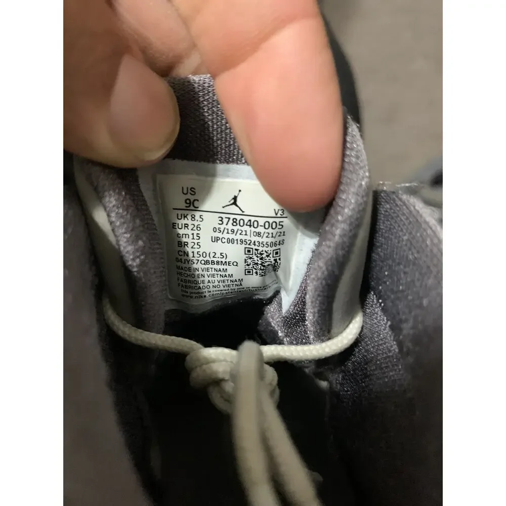 Size 9c- Jordan 11 Retro (PS) Little Kids' Shoes Cool Grey 378040-005 Sneakers